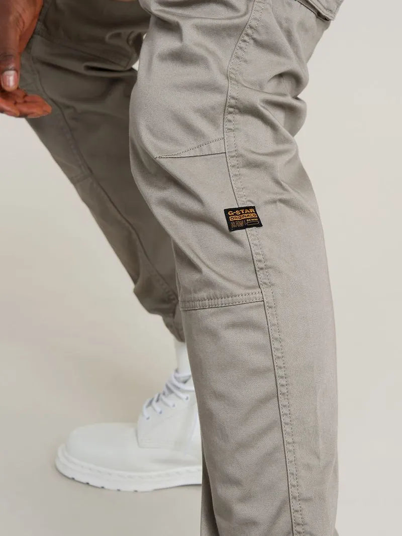 G-Star Men's Rovic Zip 3D Regular Grey Tapered Pants
