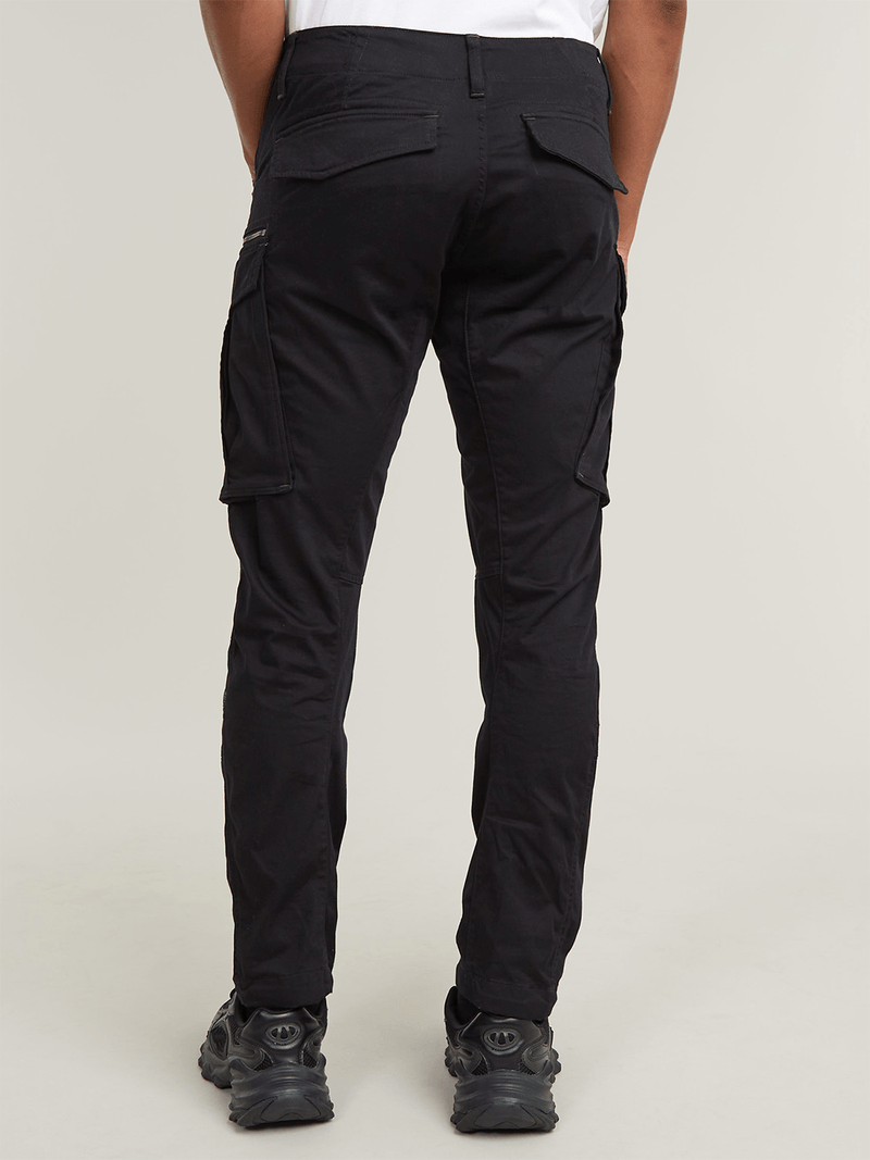 G-Star Men's Rovic 3D Zip Tapered Cargo Black Pants