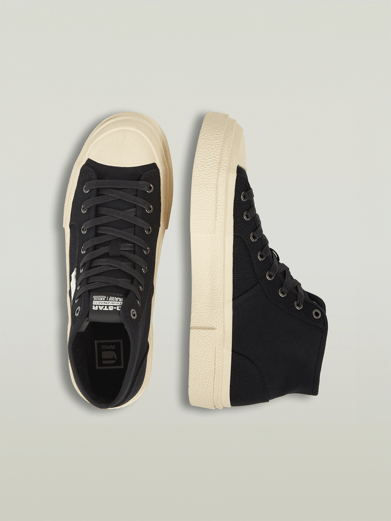 G-Star Men's Vodan Mid Basic Black/White Sneakers
