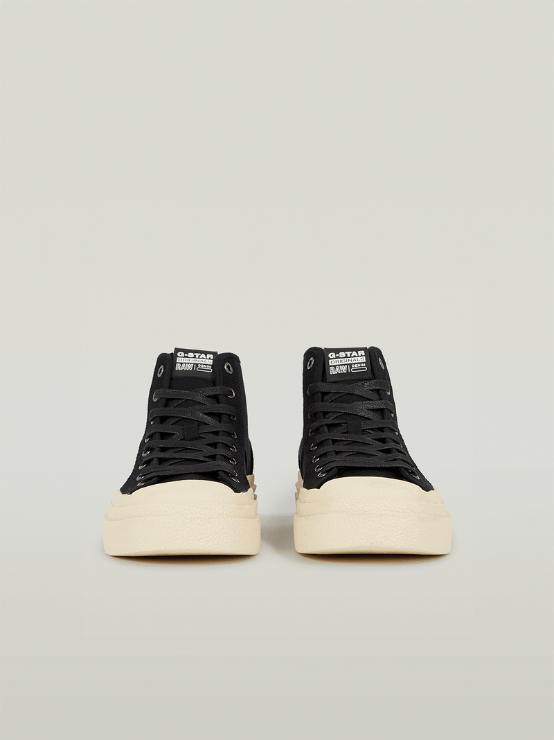 G-Star Men's Vodan Mid Basic Black/White Sneakers