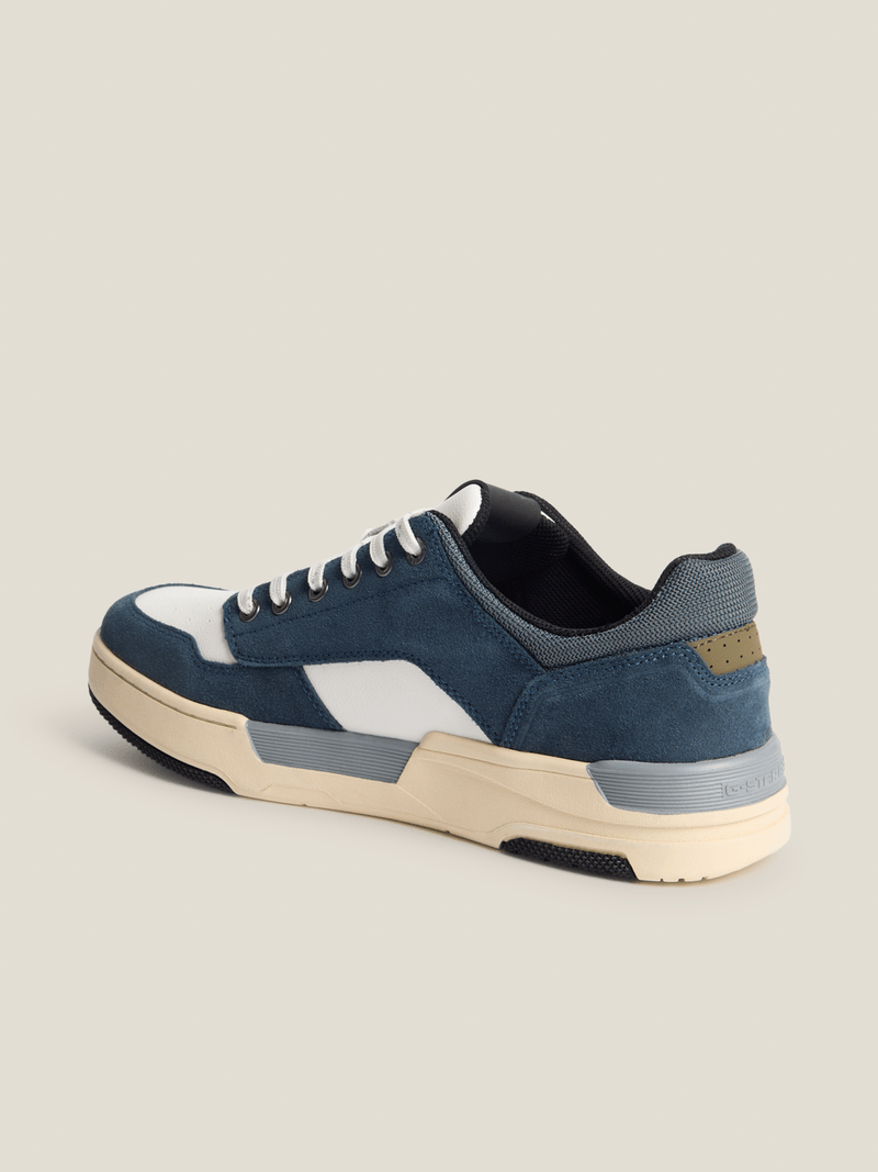 G-Star Men's Rine CTR White/ Blue Sneakers
