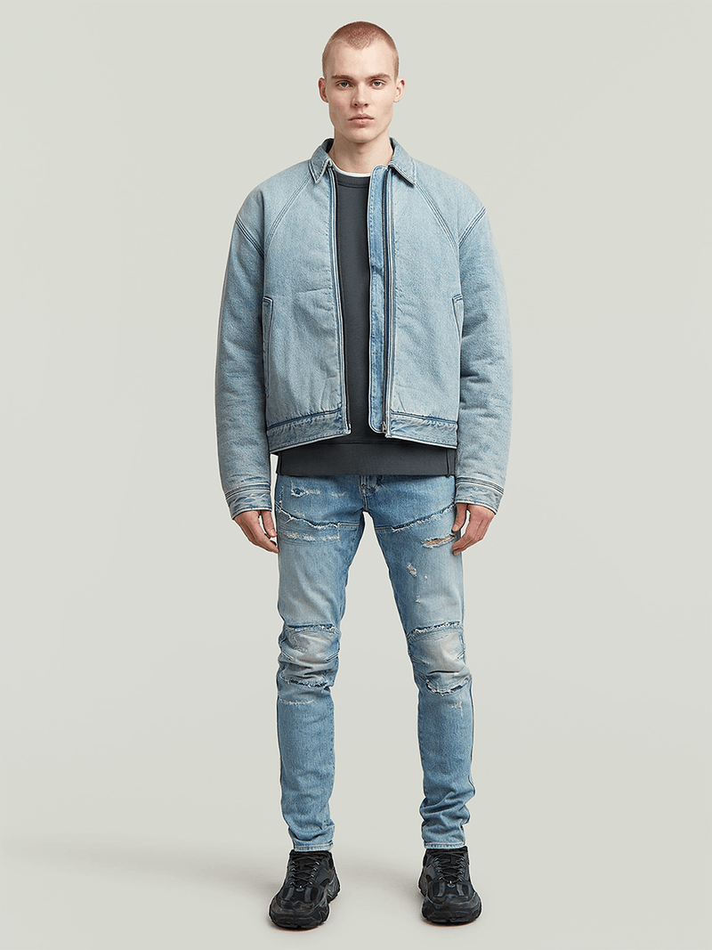 G-Star Men's 5620 3D Bright Saigon Skinny Denim Blue Jeans