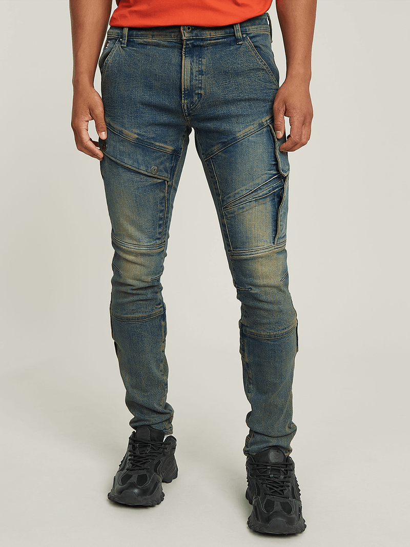 G-Star Men's Airblaze 3D Skinny Medium Blue Jeans