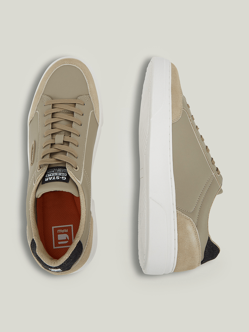 G-Star Men's Straker Leather Brown/Black Sneakers