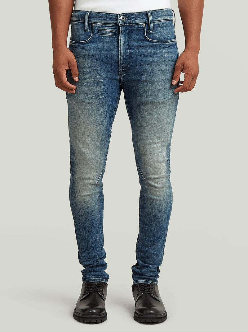 G-Star Men's D-Staq 3D Slim Denim Blue Jeans