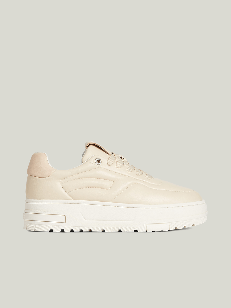 G-Star Women's Lhana IV Leather Beige Sneakers