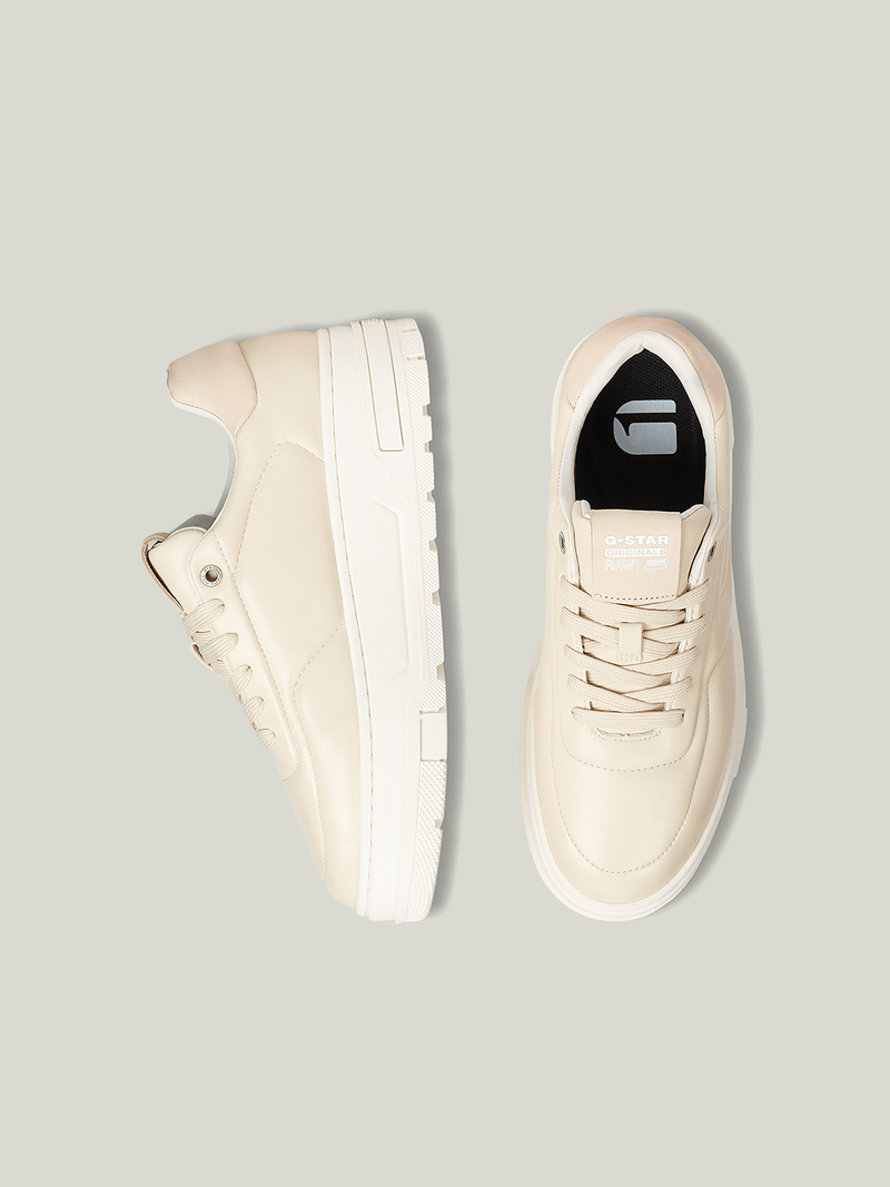 G-Star Women's Lhana IV Leather Beige Sneakers