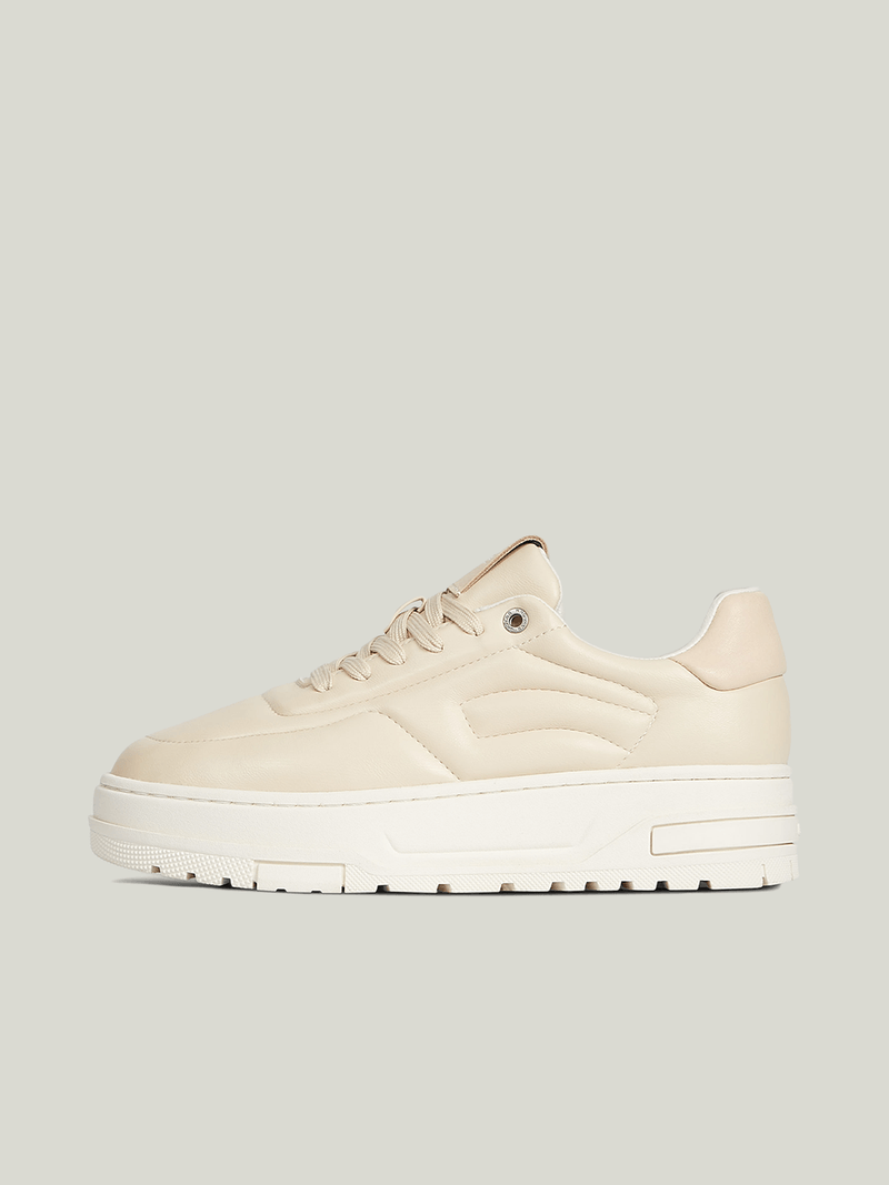 G-Star Women's Lhana IV Leather Beige Sneakers