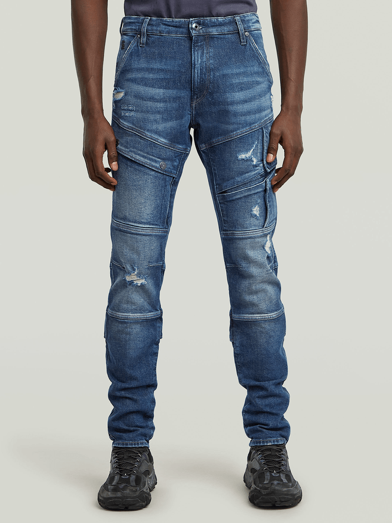 G-Star Men's Airblaze 3D Skinny Denim Blue Jeans