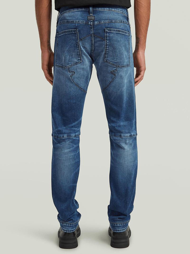G-Star Men's Biker Patched 3D Slim Denim Blue Jeans
