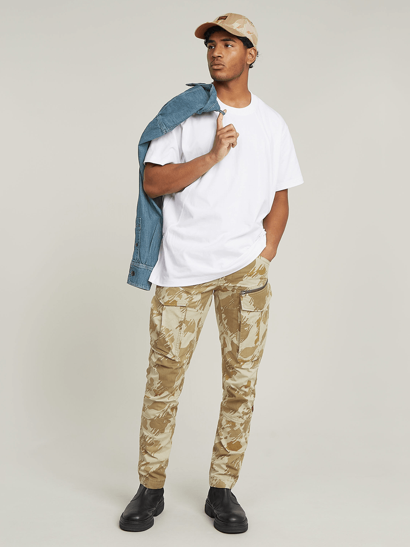 G-Star Men's Rovic Zip 3D Regular Tapered Beige Pants