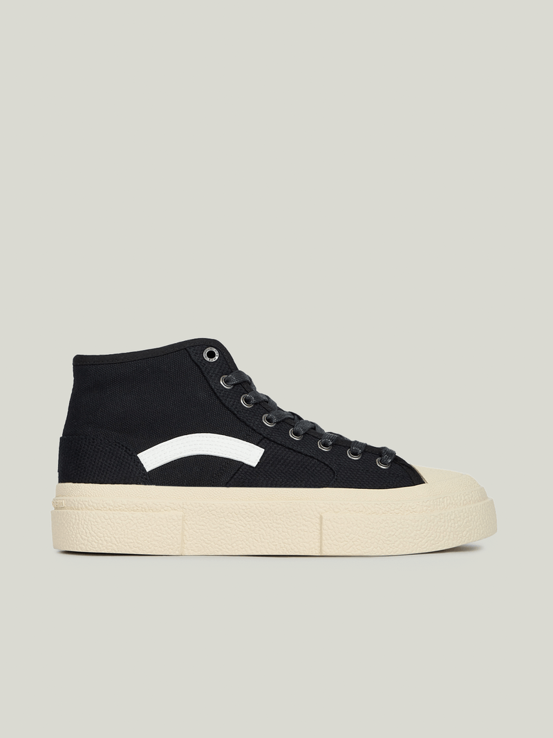 G-Star Women's Vodan Basic Mid-Top Black Sneakers