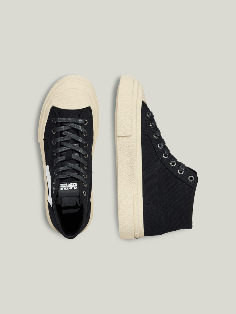 G-Star Women's Vodan Basic Mid-Top Black Sneakers