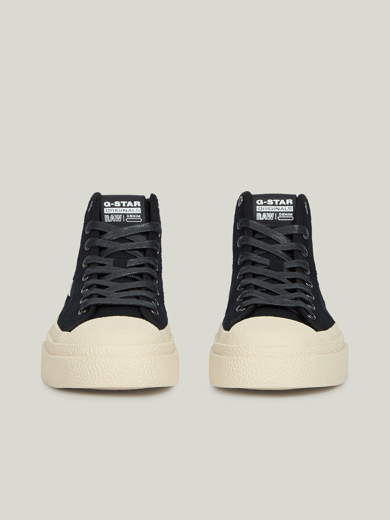G-Star Women's Vodan Basic Mid-Top Black Sneakers