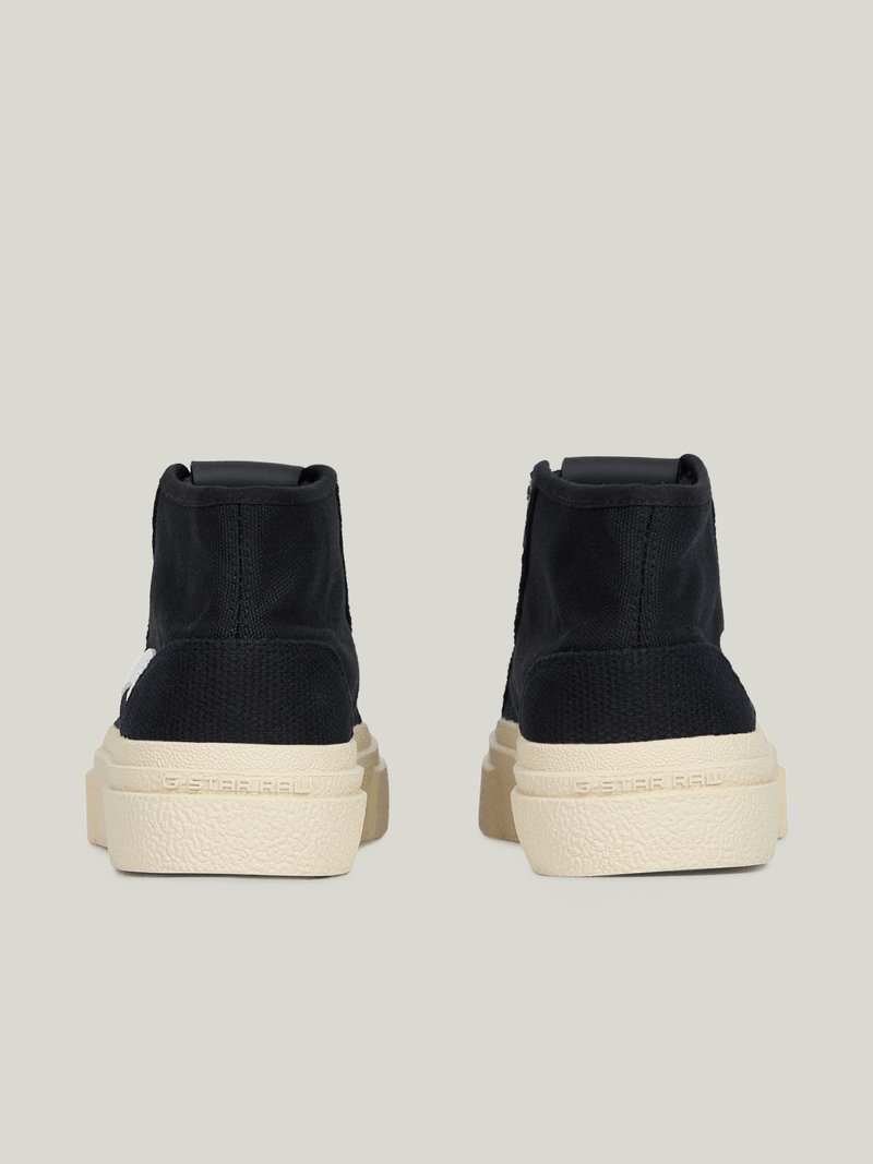 G-Star Women's Vodan Basic Mid-Top Black Sneakers