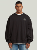 G-Star Men's Triangle Graphic Black Sweater