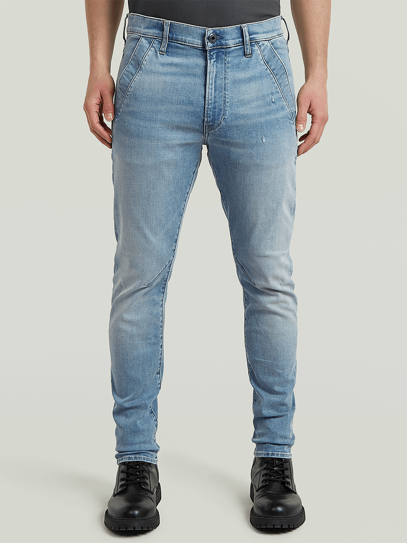 G-Star Men's Kairori 3D Vintage Denim Light Blue Jeans