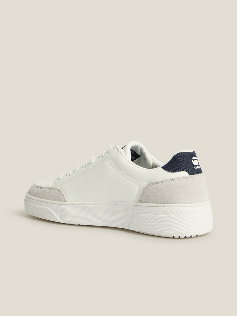 G-Star Men's Straker Leather Navy/White Sneakers