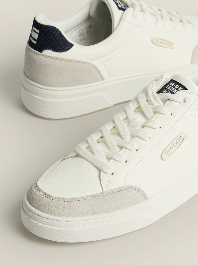 G-Star Men's Straker Leather Navy/White Sneakers