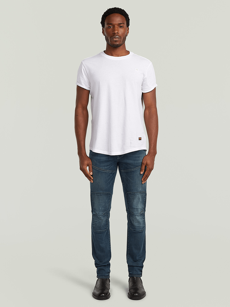 G-Star Men's Biker Patched 3D Slim Denim Blue Jeans
