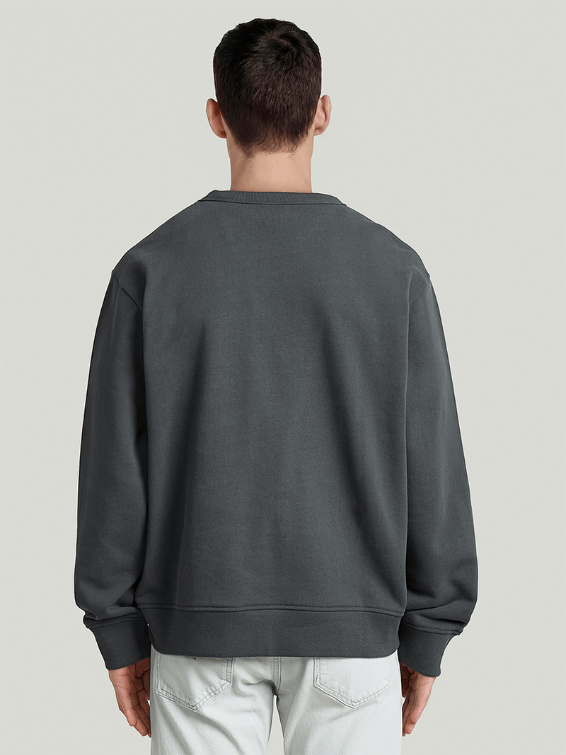 G-Star Men's 90s Logo Grey Sweater