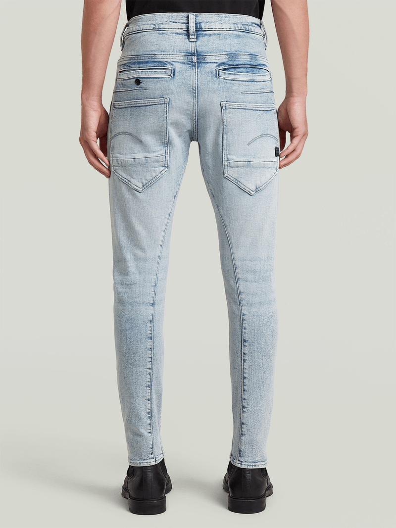G-Star Men's D-Staq 3D Slim Light Blue Denim Jeans