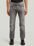 G-Star Men's Biker Patched 3D Slim Denim Grey Jeans