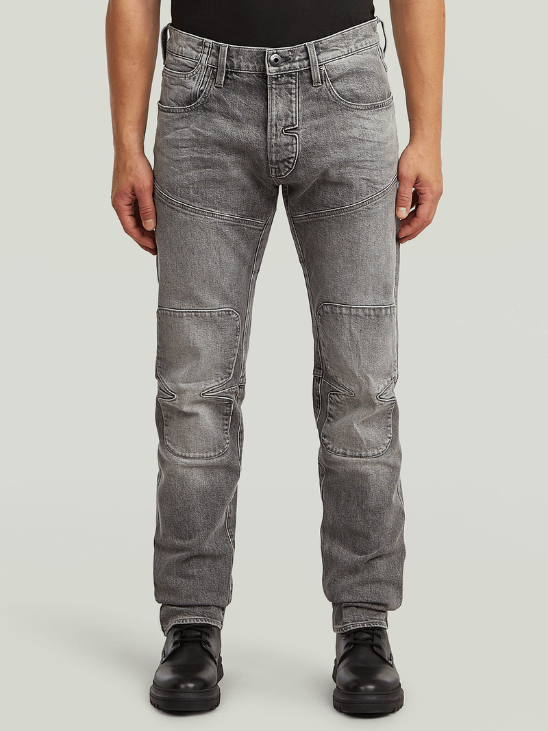 G-Star Men's Biker Patched 3D Slim Denim Grey Jeans