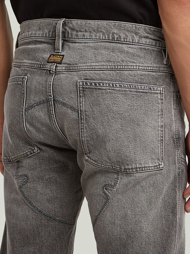 G-Star Men's Biker Patched 3D Slim Denim Grey Jeans