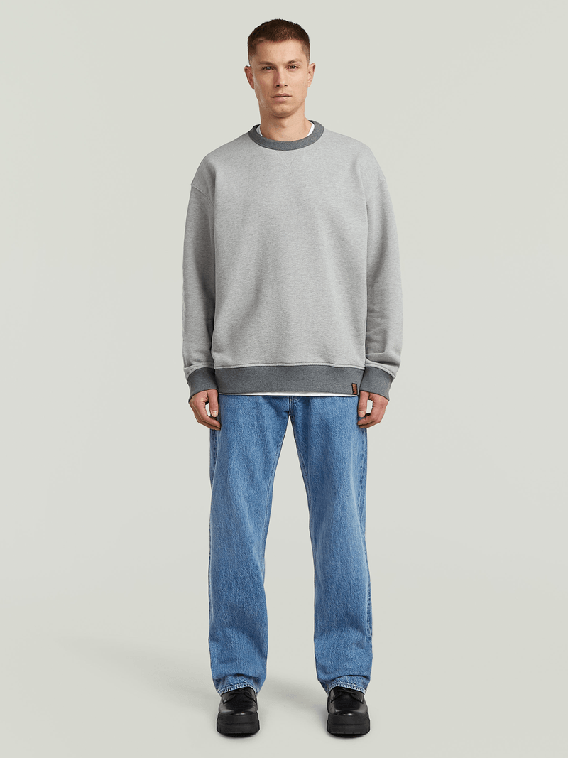 G-Star Men's GS-01 Relaxed Grey Sweater