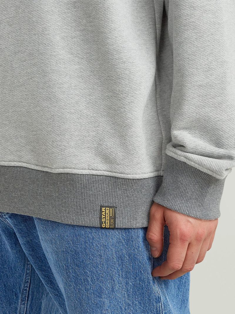 G-Star Men's GS-01 Relaxed Grey Sweater