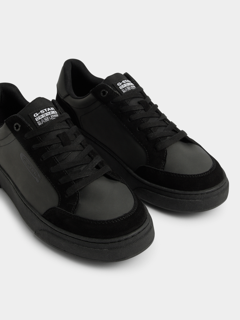 G-Star Men's Straker Nubuck Black Sneakers