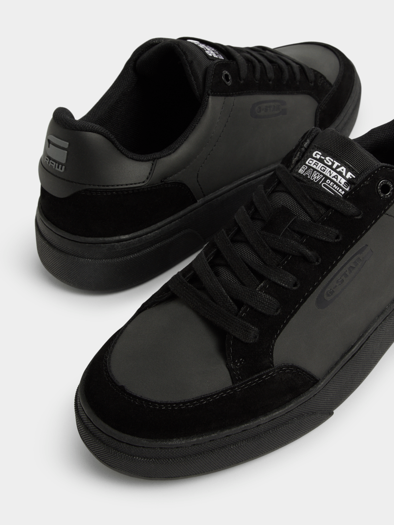 G-Star Men's Straker Nubuck Black Sneakers