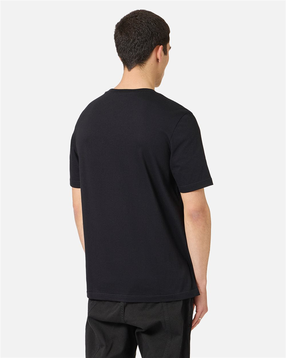 Iceberg Black, regular fit cotton jersey T-shirt