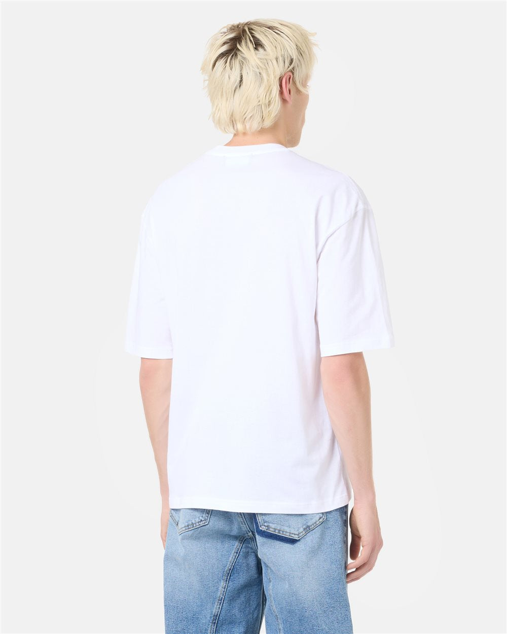 Iceberg Optic white, regular fit cotton jersey T-shirt