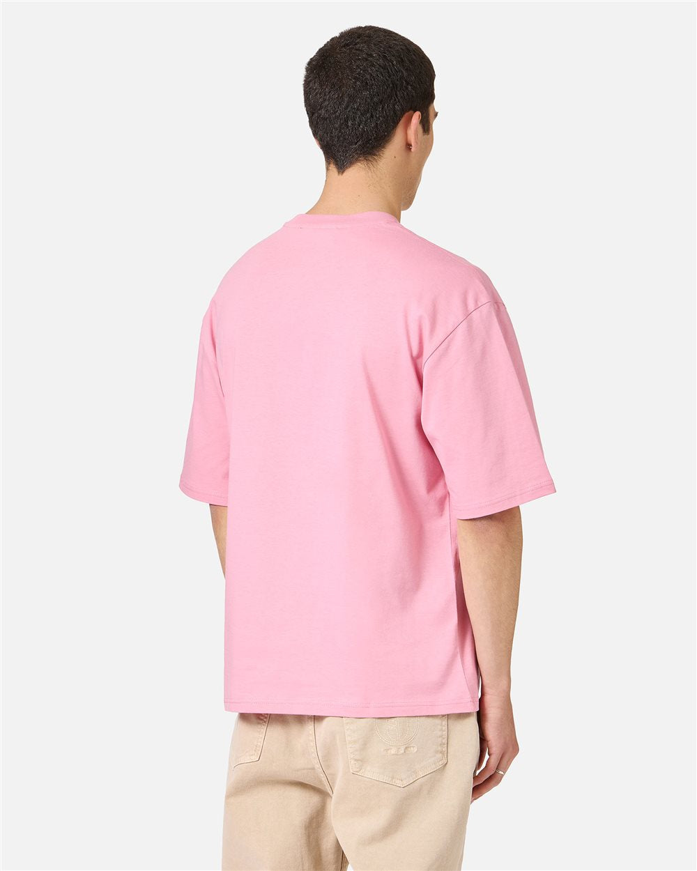 Iceberg Relaxed fit, pink cotton jersey T-shirt