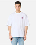 Iceberg Relaxed fit optic white cotton jersey T-shirt with print