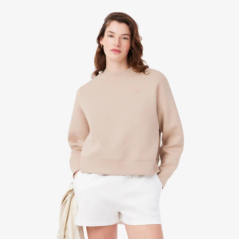 Lacoste Women's Oversized double face jersey sweatshirt