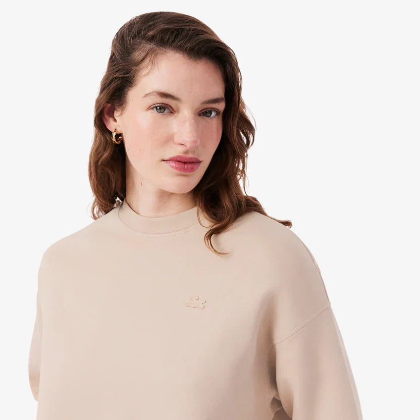 Lacoste Women's Oversized double face jersey sweatshirt