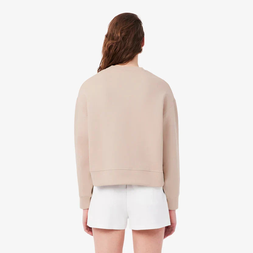 Lacoste Women's Oversized double face jersey sweatshirt