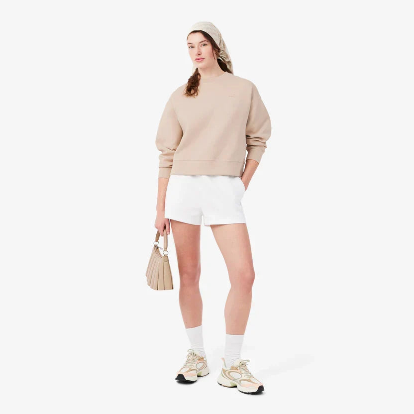 Lacoste Women's Oversized double face jersey sweatshirt