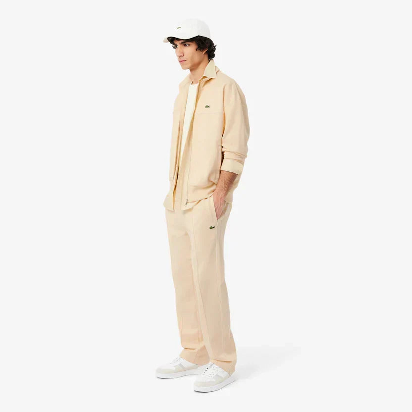 Lacoste Trim accent zipped sweatshirt