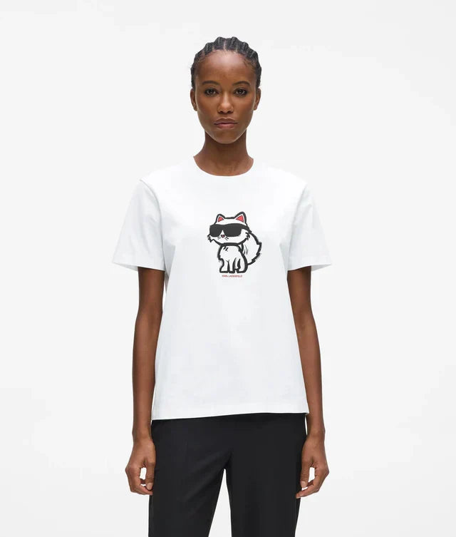 Karl Lagerfeld Women's Ikon Choupette T-shirt