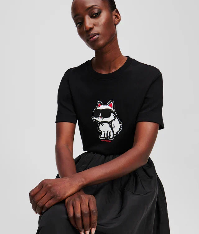 Karl Lagerfeld Women's Ikon Choupette T-shirt