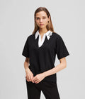 Karl Lagerfeld Women's Signature polo shirt