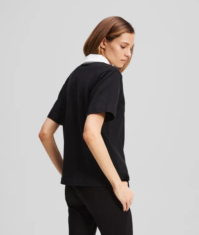 Karl Lagerfeld Women's Signature polo shirt