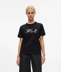 Karl Lagerfeld Women's Sequin Signature T-shirt