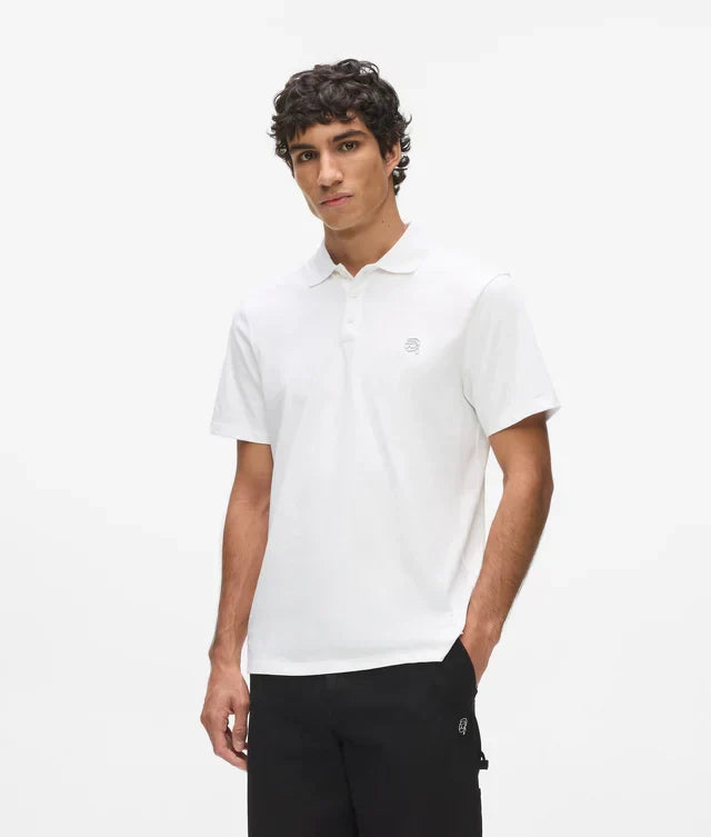 Karl Lagerfeld Ikon jersey polo shirt
