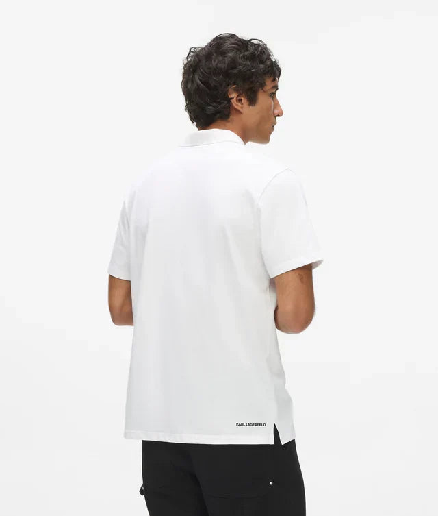 Karl Lagerfeld Ikon jersey polo shirt