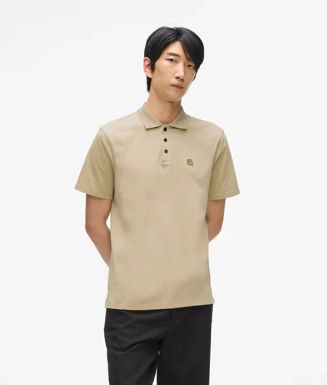 Karl Lagerfeld Ikon jersey polo shirt